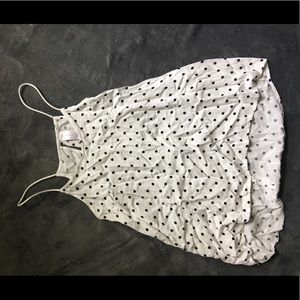 Black and white polka dot shirt